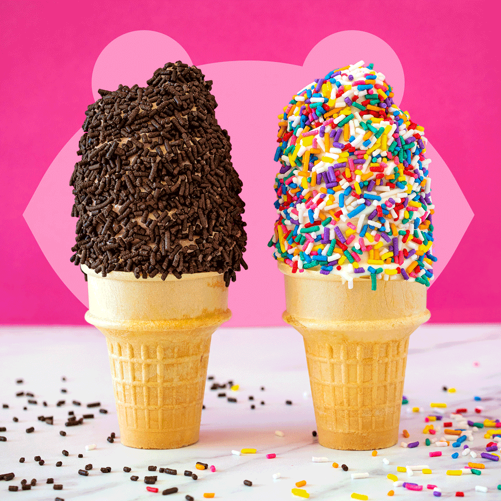 Soft Ice Cream with Sprinkles