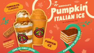 FALL back in love with Pumpkin Italian Ice - Now available!