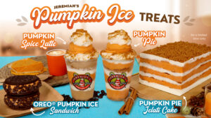 Pumpkin Ice Treats - just in time for fall!