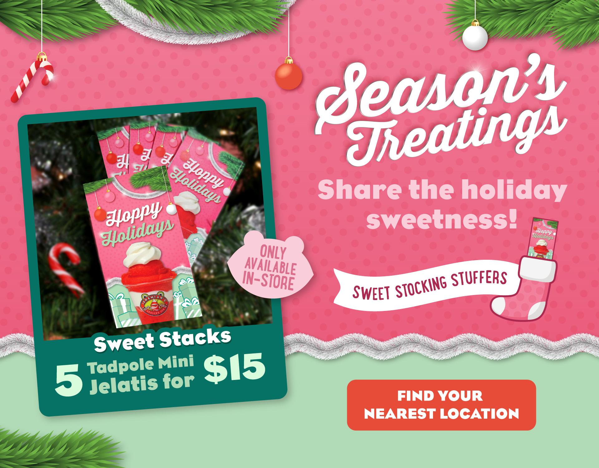 Season's Treatings Sweet Stacks - Only available in stores!