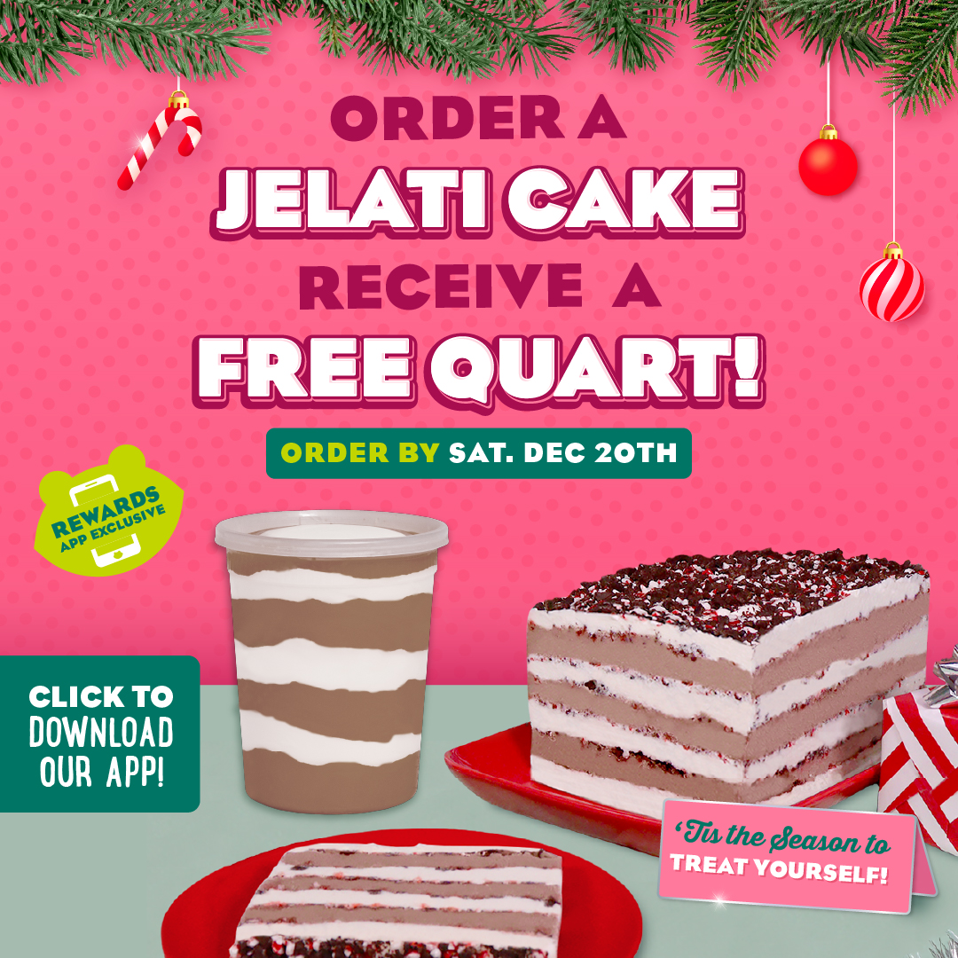 Pre-Order a Jelati Cake, Get A Free Quart!