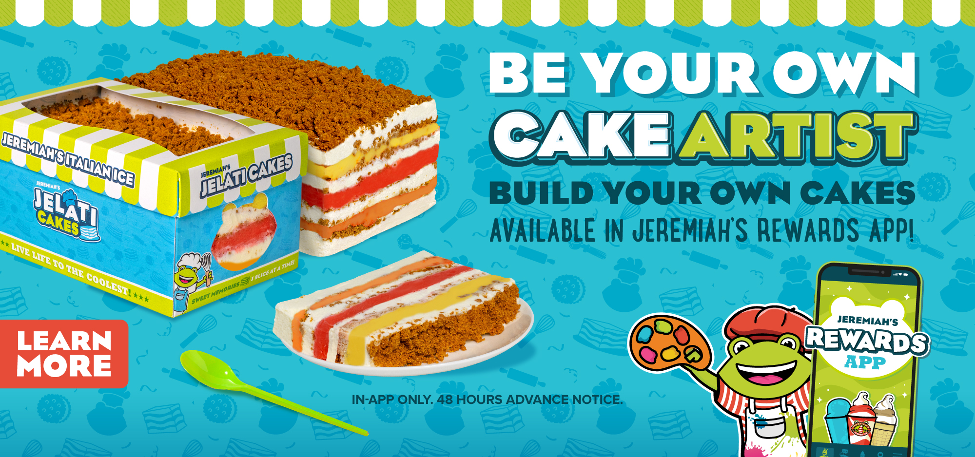 Build Your Own Jelati Cake In The Rewards App!