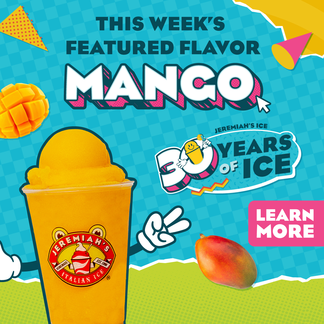 This week's featured flavor is Mango!