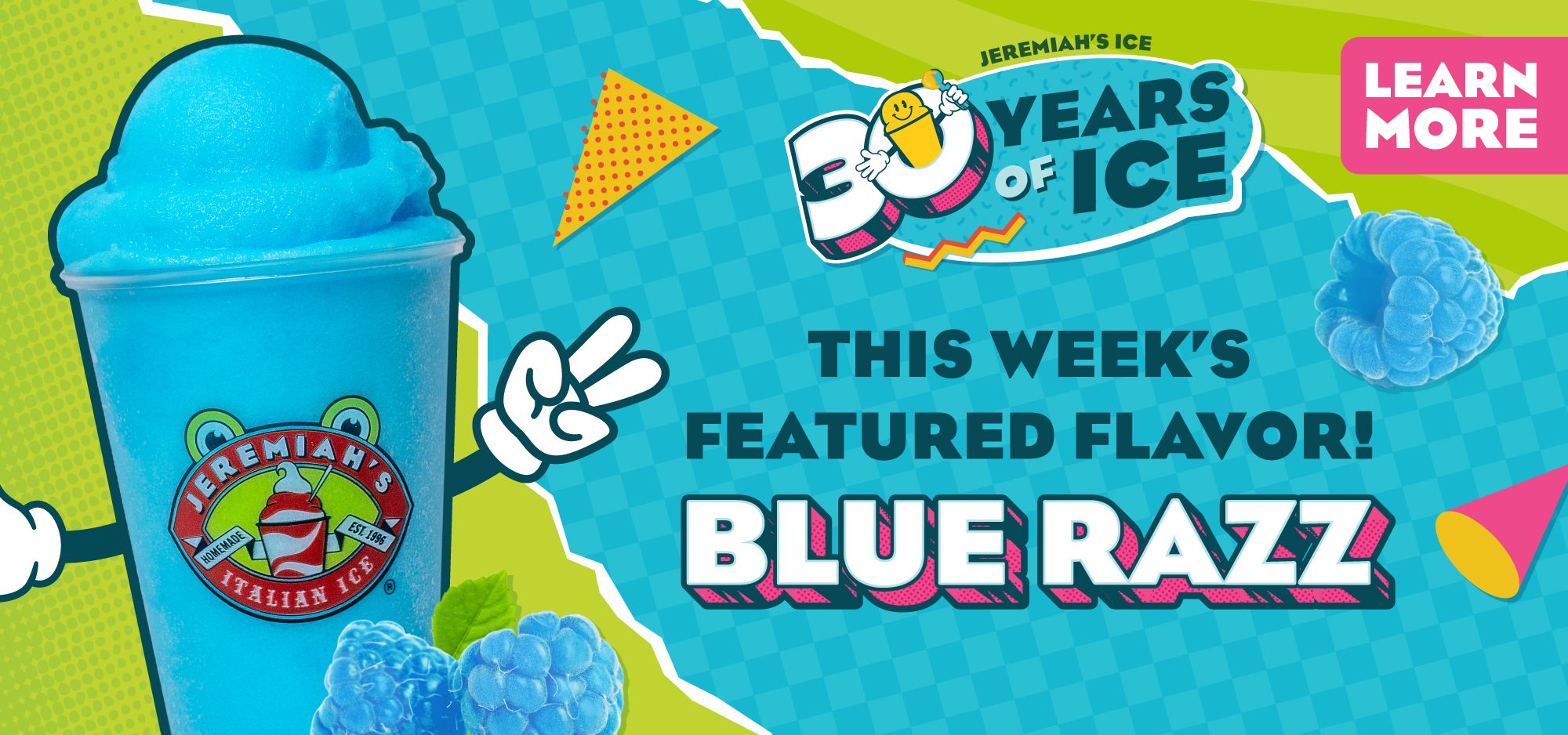 This week's featured Ice flavor...Blue Razz!
