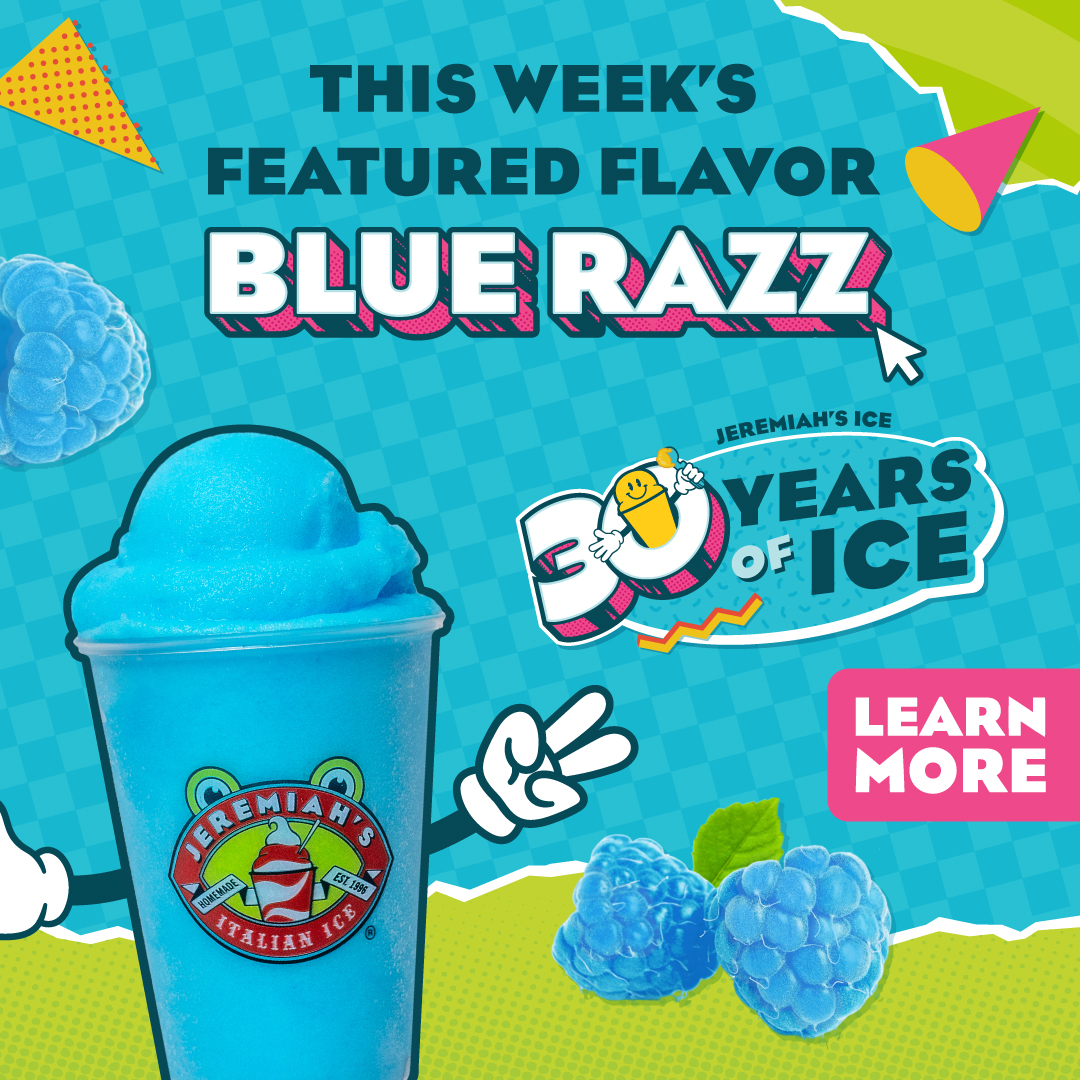This week's featured Ice flavor...Blue Razz!