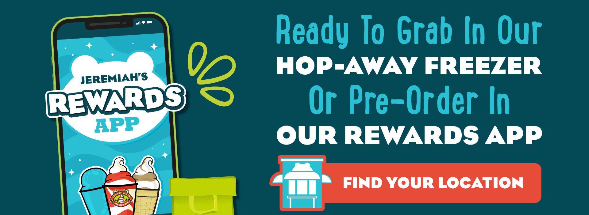 Grab a Jelati Cake from our Hop & Go freezer or order online in the Rewards app!