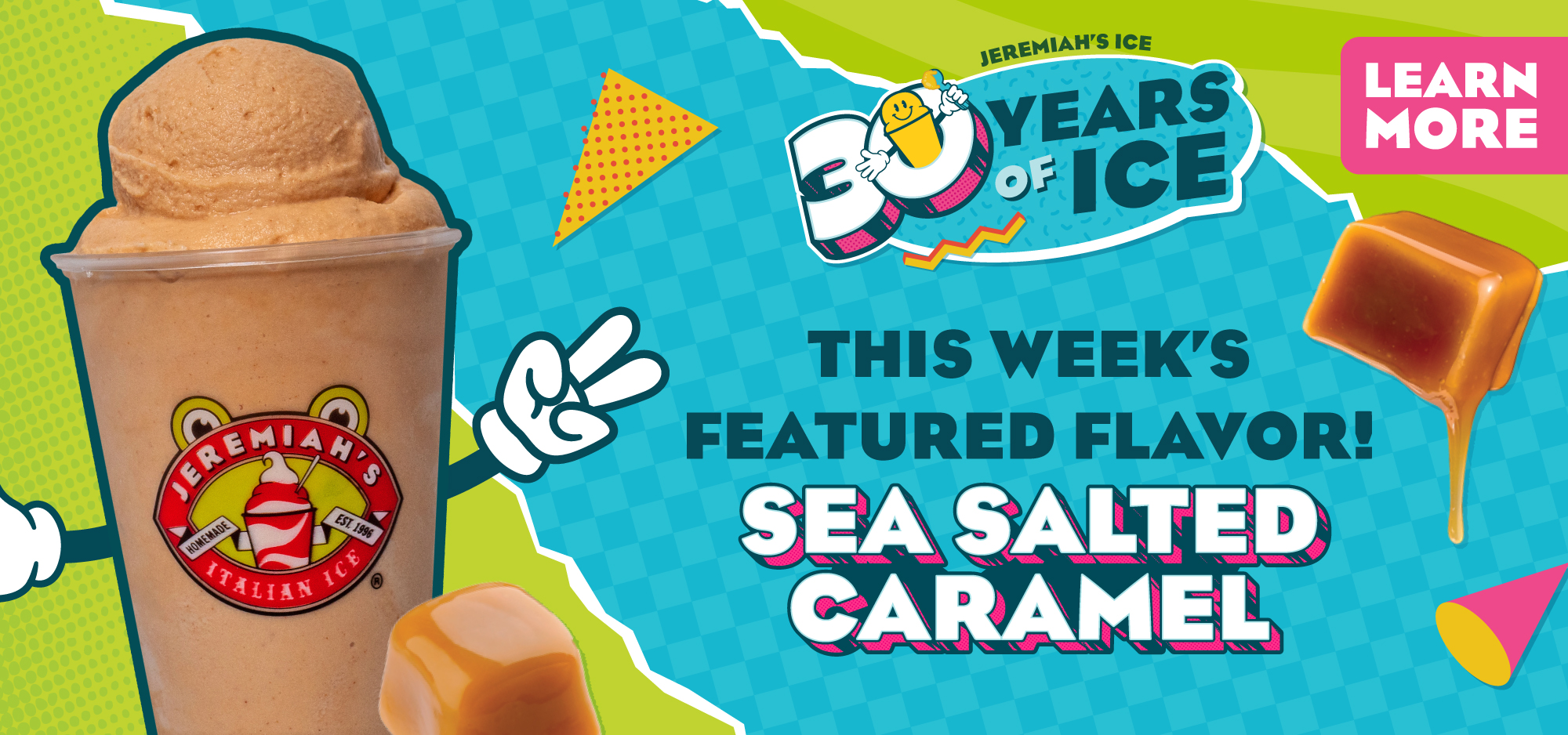 This week's featured Ice flavor - Sea Salted Caramel!