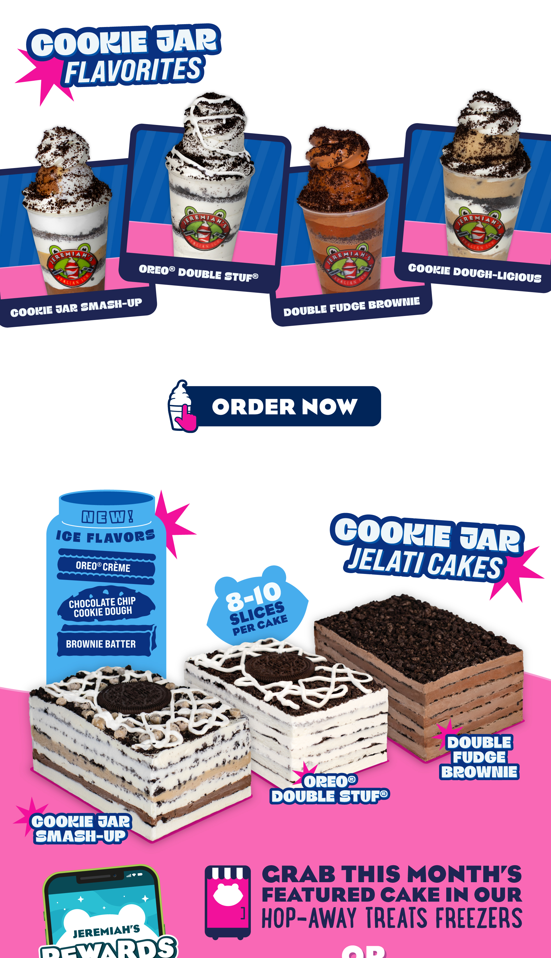 Jeremiah's Cookie Jar Treats - Available for a limited time! Order Now!