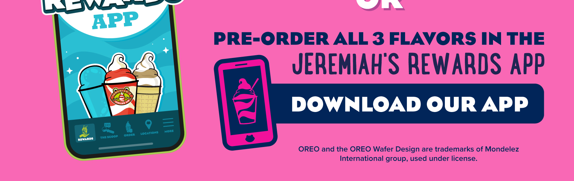 Jeremiah's Cookie Jar Treats - Available for a limited time! Download the App!