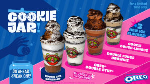 Hop by to try our new Cookie Jar Flavorites and Jelati Cakes! For a limited time only.
