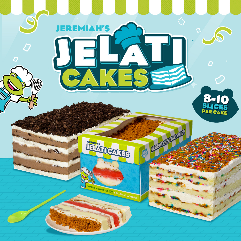 Jelati Cakes® Made fresh to order or available in-store, while supplies last!