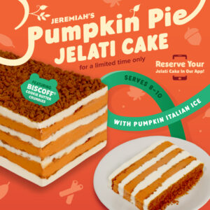 Pumpkin Pie Jelati Cake Available For In-App Pre-Orders!