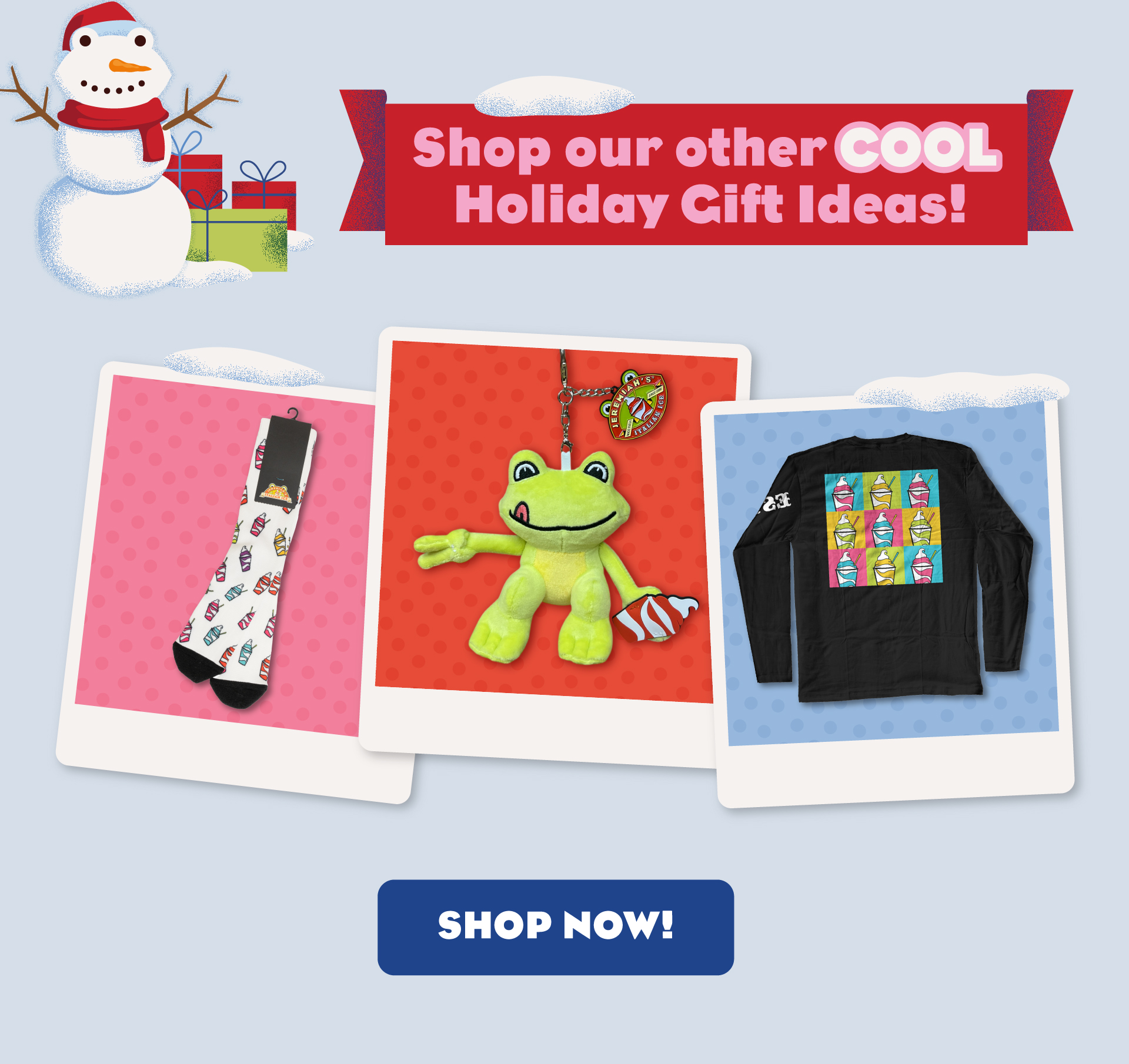 Shop now for COOL Holiday gifts this season!